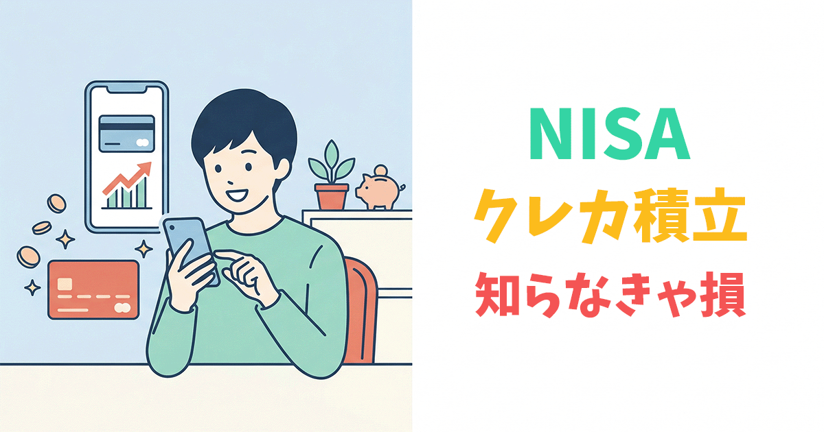 NISAのクレカ積立でポイントを貯める方法を解説