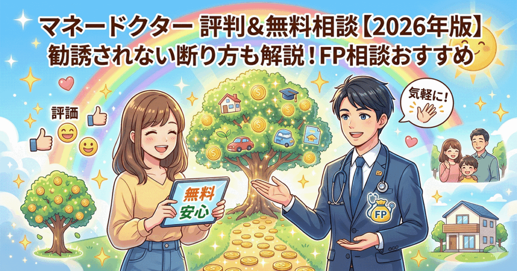 マネードクターの評判と無料相談の流れ｜勧誘されない断り方まで【2026年版】