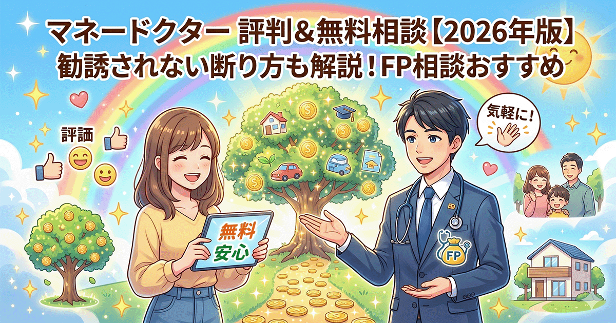 マネードクターの評判と無料相談の流れ|勧誘されない断り方まで【2026年版】