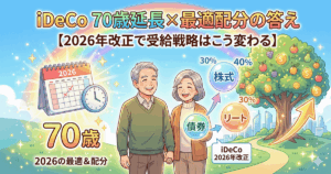 iDeCo70歳延長×最適配分の答え【2026年改正で受給戦略はこう変わる】