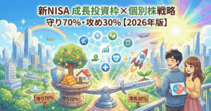 成長投資枠×個別株のポートフォリオ戦略｜守り70%×攻め30%で組む新NISAの最適解【2026年版】