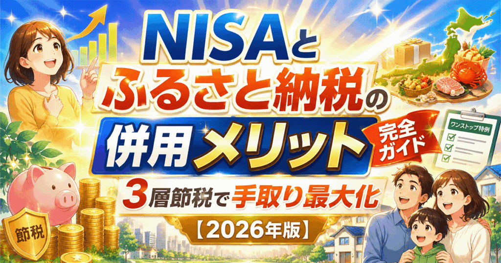 NISAとふるさと納税の併用メリット完全ガイド｜3層節税で手取り最大化【2026年版】